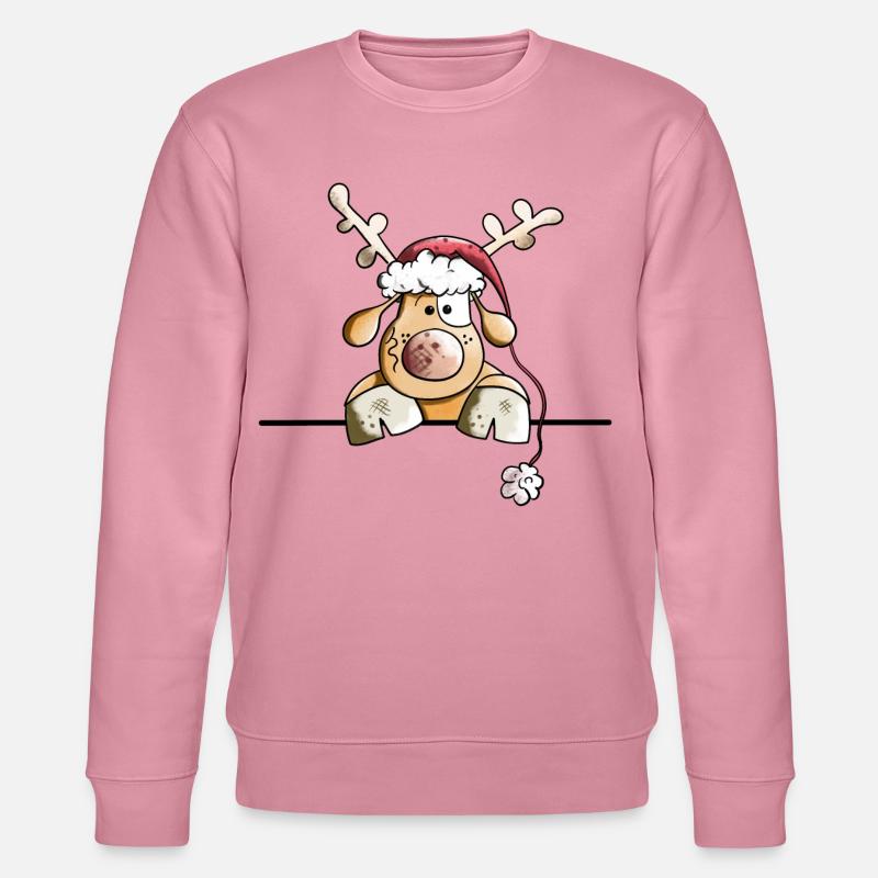 Rufus das Rentier - Stanley/Stella Unisex Bio-Sweatshirt CHANGER - Lila Traum