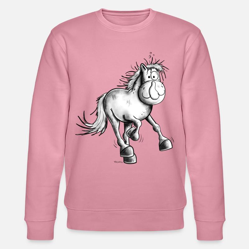 Flottes Pferdchen - Stanley/Stella Unisex Bio-Sweatshirt CHANGER  - Lila Traum