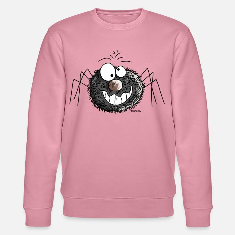 Lustige Spinne - Stanley/Stella Unisex Bio-Sweatshirt CHANGER  - Lila Traum