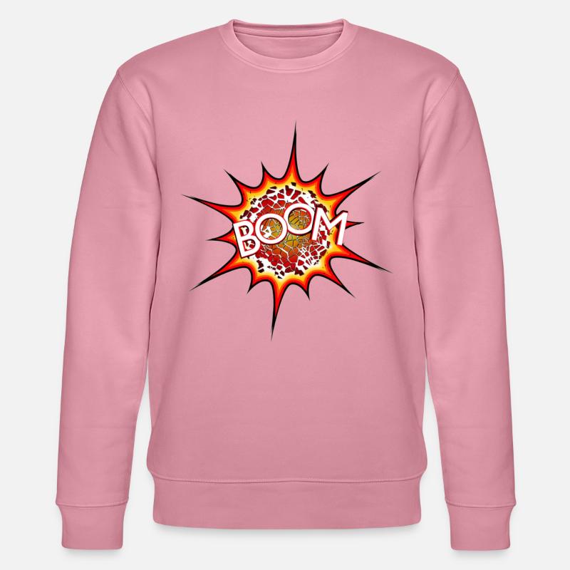Explosion, Bombe, Explosion, Bombe # - Stanley/Stella Unisex Bio-Sweatshirt CHANGER  - Lila Traum
