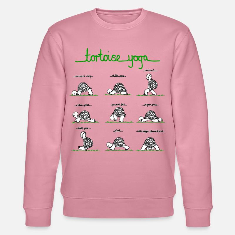 Schildkröteyoga - Stanley/Stella Unisex Bio-Sweatshirt CHANGER  - Lila Traum