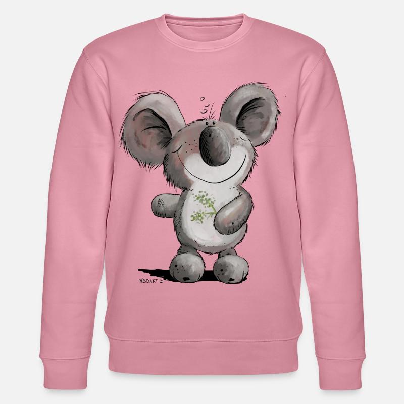 Drolliges Koala Bärchen - Stanley/Stella Unisex Bio-Sweatshirt CHANGER  - Lila Traum