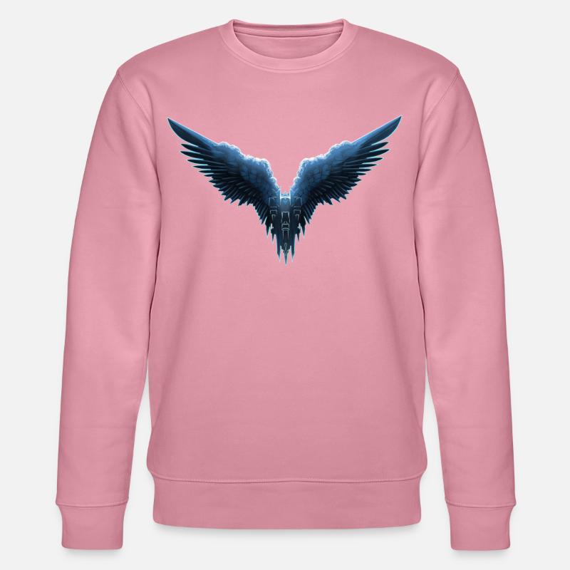 fly fly fly - Stanley/Stella Unisex Bio-Sweatshirt CHANGER - Lila Traum
