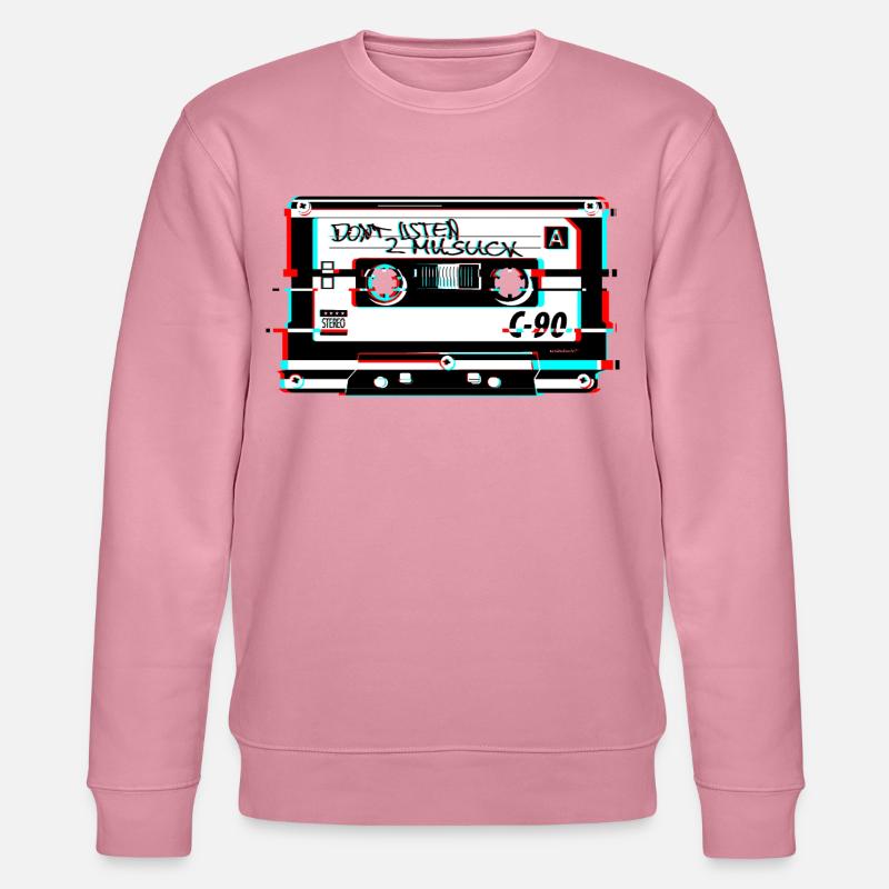 kassette glitch - Stanley/Stella Unisex Bio-Sweatshirt CHANGER  - Lila Traum