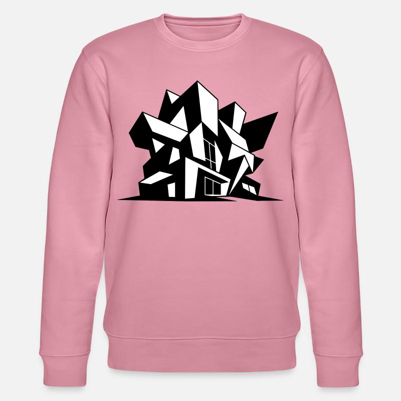 Brutalismus Architecture - Stanley/Stella Unisex Bio-Sweatshirt CHANGER  - Lila Traum