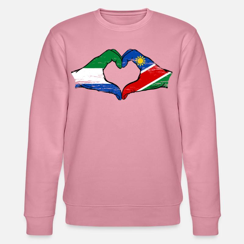 Sierra_Leone_Namibia_Flagge_Haende_Herzform_use - Sweat bio CHANGER Stanley/Stella Unisexe - lilas onirique