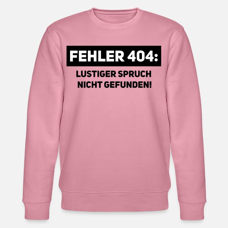 Fehler 404 – Lustiger Informatiker Spruch - Stanley/Stella Unisex Bio-Sweatshirt CHANGER  - Lila Traum