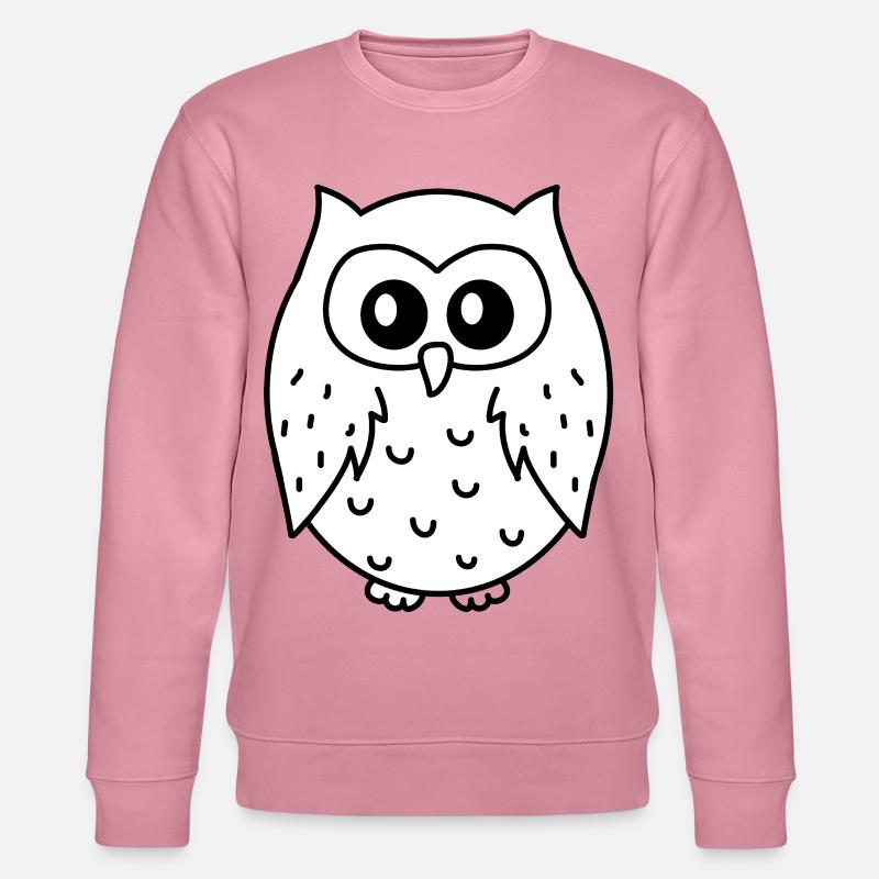 Eulen - Stanley/Stella Unisex Bio-Sweatshirt CHANGER  - Lila Traum