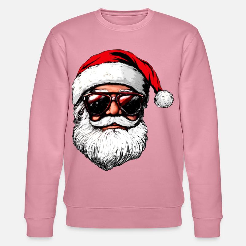 Cooler Weihnachtsmann - Stanley/Stella Unisex Bio-Sweatshirt CHANGER  - Lila Traum