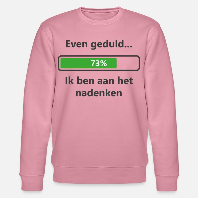 Geduldig... Ich denke nach - Stanley/Stella Unisex Bio-Sweatshirt CHANGER  - Lila Traum