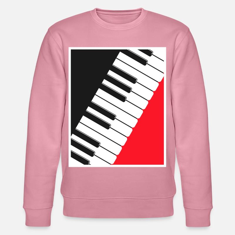 Art d’affiche clavier de piano - Sweat bio CHANGER Stanley/Stella Unisexe - lilas onirique