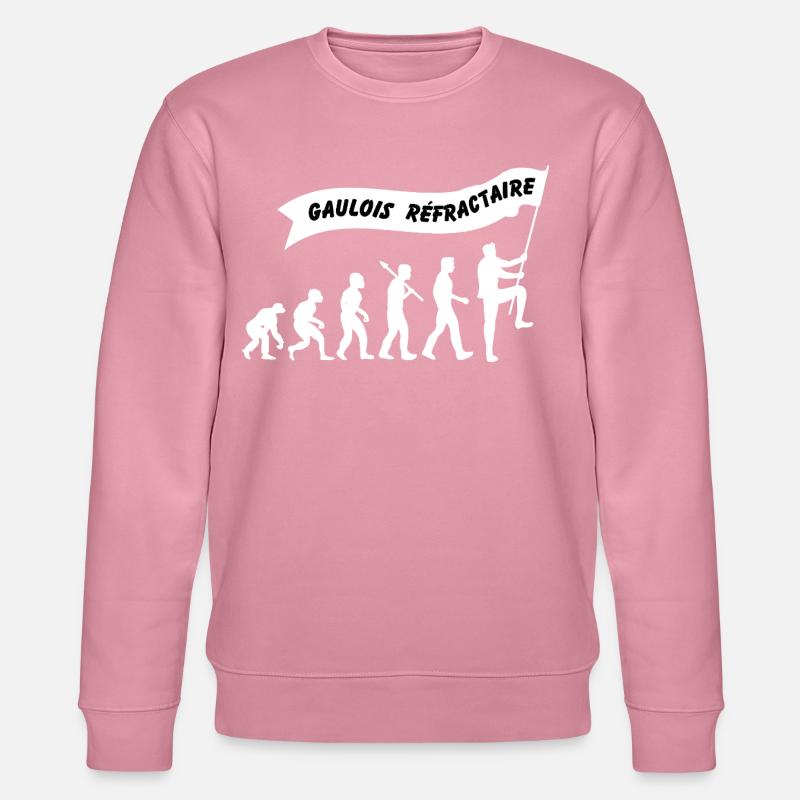 Evolution du gaulois réfractaire - Sweat bio CHANGER Stanley/Stella Unisexe - lilas onirique