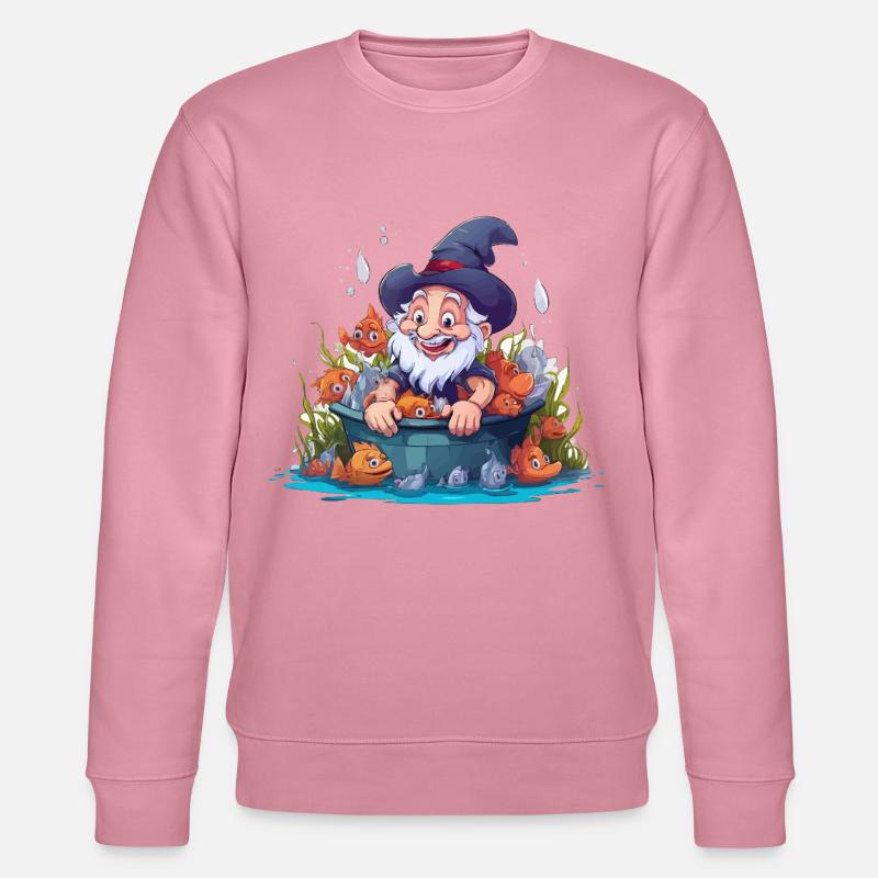 Magicien dans l’aquarium - Sweat bio CHANGER Stanley/Stella Unisexe - lilas onirique