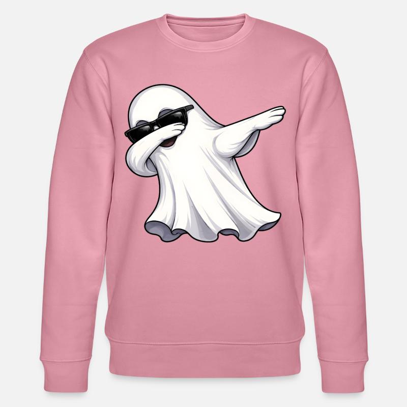 Dabbing Ghost - Stanley/Stella CHANGER Unisex Organic Sweatshirt - lilac dream