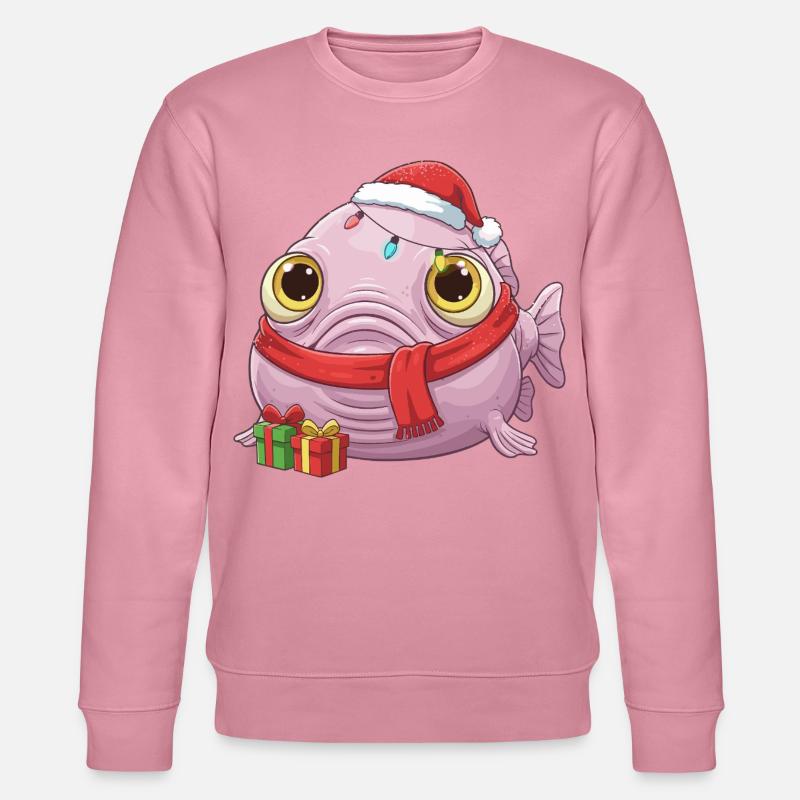 Drôle de Poisson-Blobfish - Noël avec... - Sweat bio CHANGER Stanley/Stella Unisexe - lilas onirique