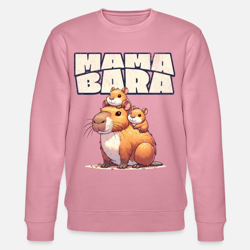 Mama Bara Capybara - Sweat bio CHANGER Stanley/Stella Unisexe - lilas onirique
