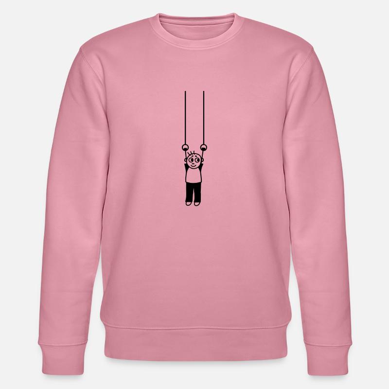 Turnen an Ringen - Stanley/Stella Unisex Bio-Sweatshirt CHANGER  - Lila Traum