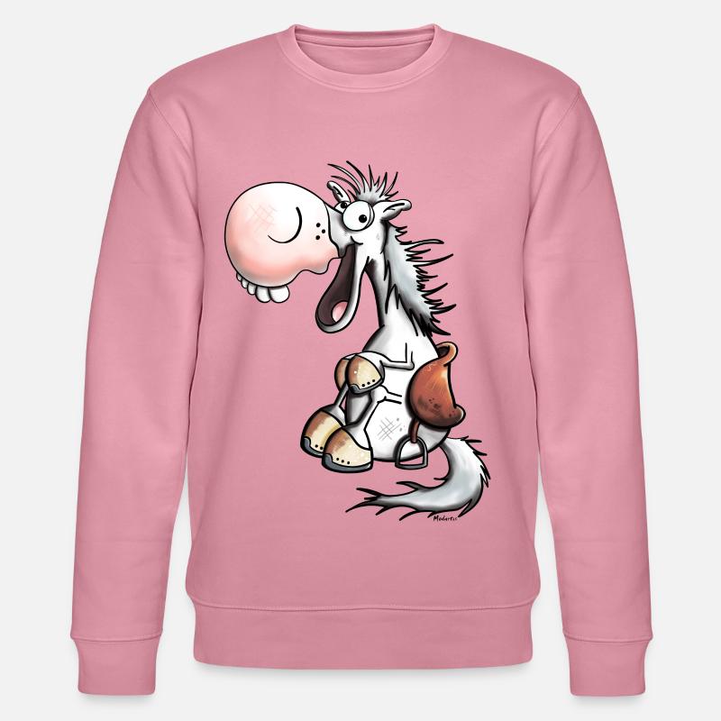 Pamina das Pferd - Stanley/Stella Unisex Bio-Sweatshirt CHANGER  - Lila Traum