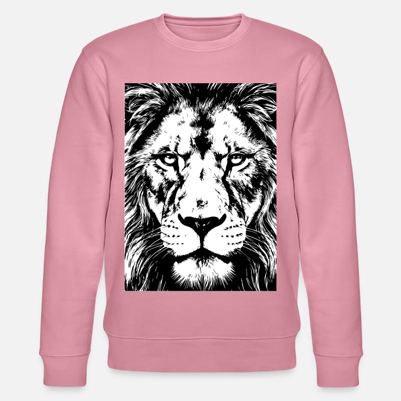 Löwenblick Intensive Kraft - Stanley/Stella Unisex Bio-Sweatshirt CHANGER  - Lila Traum