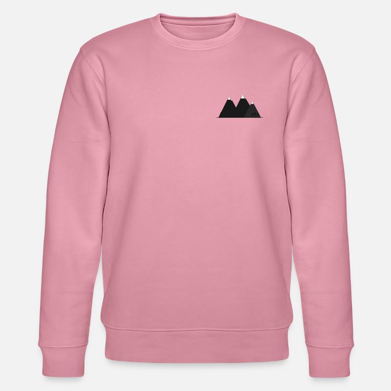 WanderInk Alpine Mountain - Stanley/Stella Unisex Bio-Sweatshirt CHANGER - Lila Traum