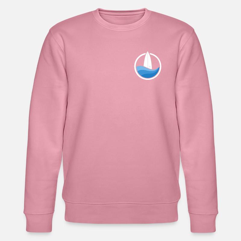 Surfwave III (white) - Stanley/Stella Unisex Bio-Sweatshirt CHANGER  - Lila Traum