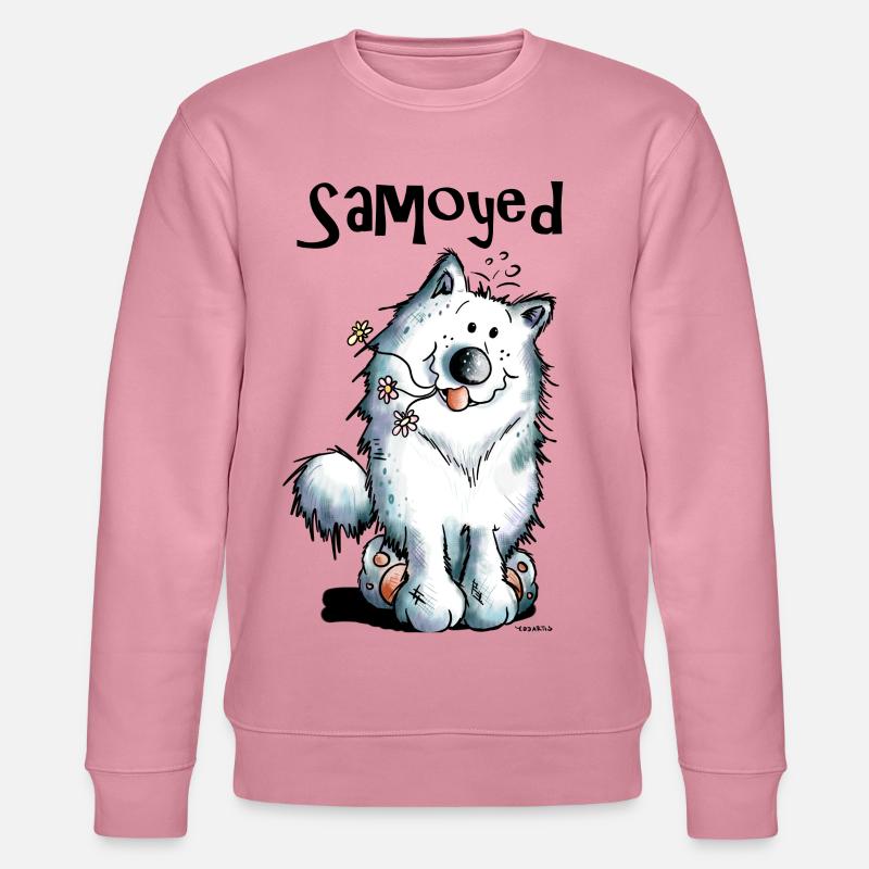 Lustiger Samojede - Stanley/Stella Unisex Bio-Sweatshirt CHANGER  - Lila Traum