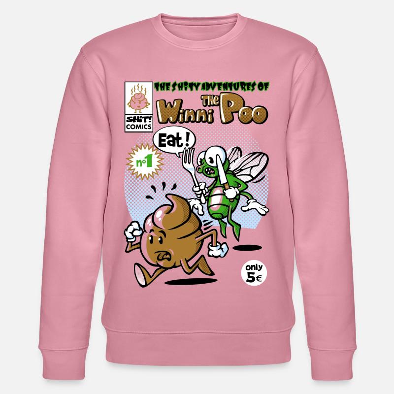 Shit comic - Stanley/Stella CHANGER Unisex Organic Sweatshirt - lilac dream