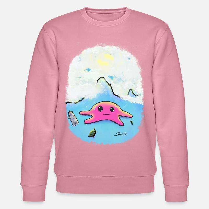 War-Squid - Stanley/Stella Unisex Bio-Sweatshirt CHANGER - Lila Traum