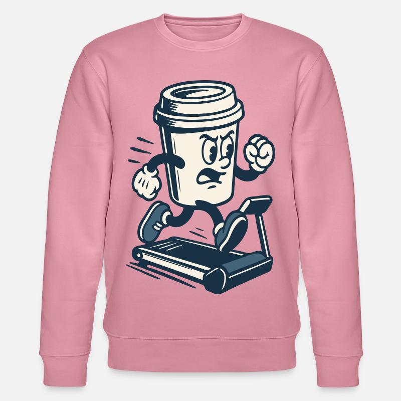 Caffeinated Sprint Coffee Cup - Stanley/Stella CHANGER Unisex Organic Sweatshirt - lilac dream
