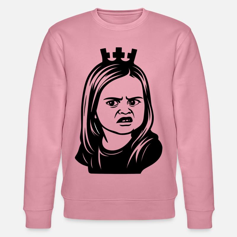 Fille mème sceptique avec couronne - Sweat bio CHANGER Stanley/Stella Unisexe - lilas onirique