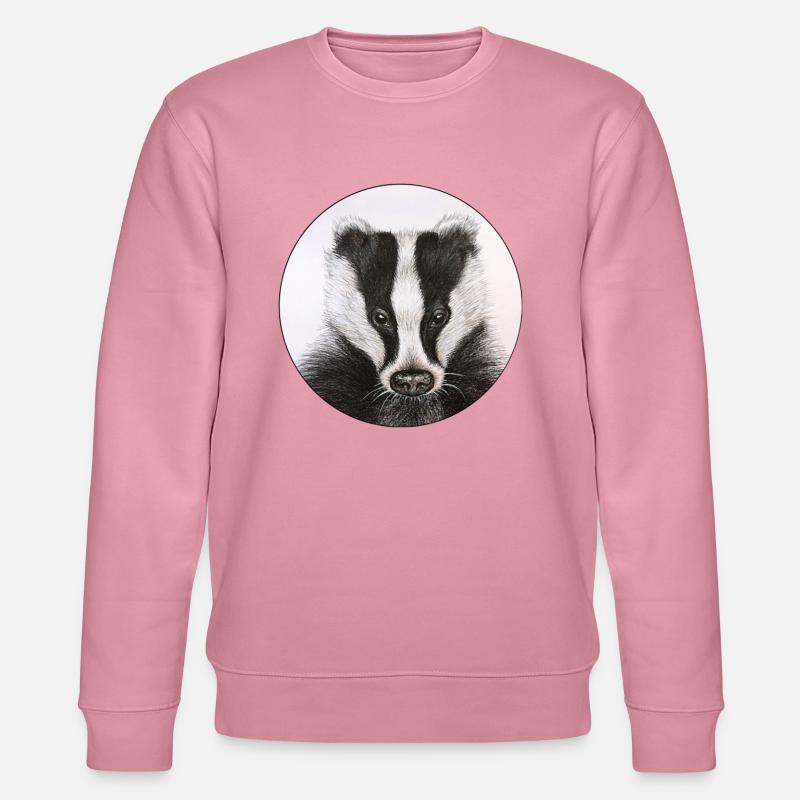 Dachs /Badger - Stanley/Stella Unisex Bio-Sweatshirt CHANGER  - Lila Traum