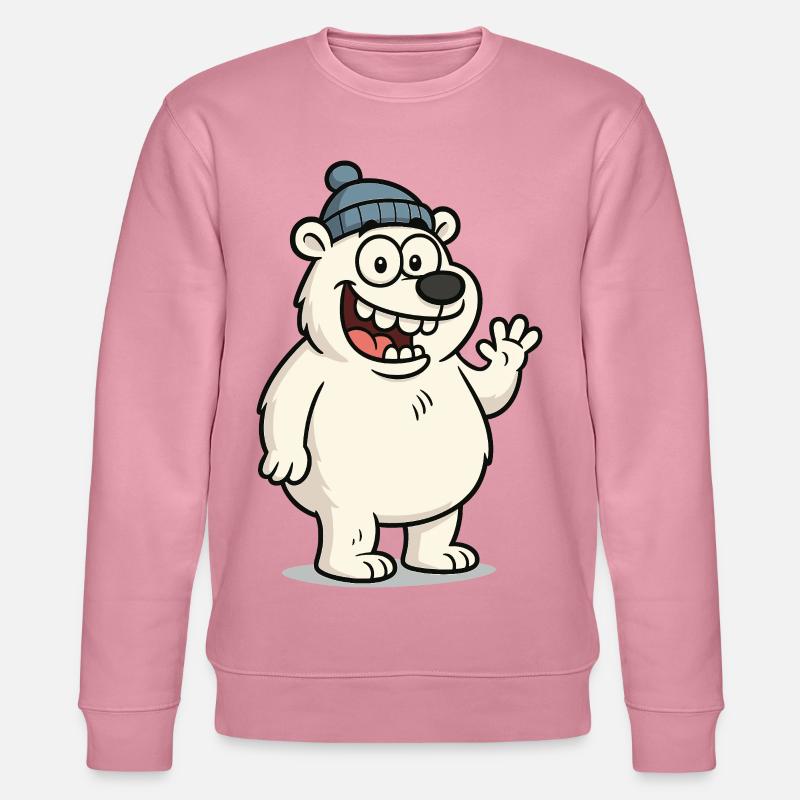 Ours mignon avec un chapeau - Sweat bio CHANGER Stanley/Stella Unisexe - lilas onirique