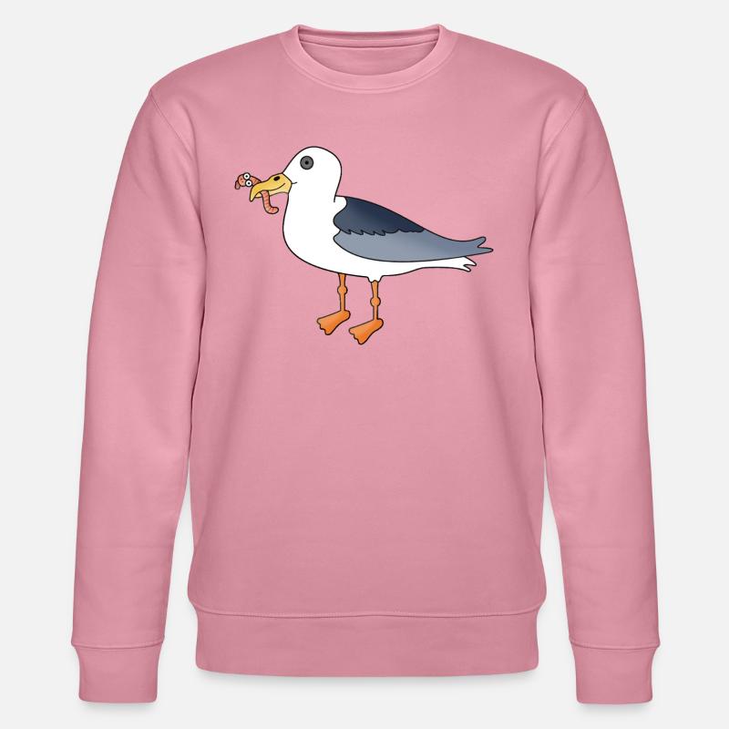 Moewe und Wattwurm Wattn Team - Stanley/Stella Unisex Bio-Sweatshirt CHANGER  - Lila Traum