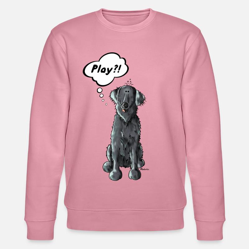 Flat Coated Retriever Play - Stanley/Stella Unisex Bio-Sweatshirt CHANGER  - Lila Traum