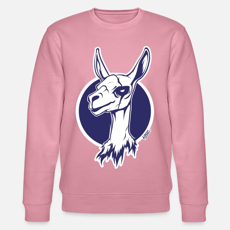 Lila Kreis Lama-Ikone - Stanley/Stella Unisex Bio-Sweatshirt CHANGER  - Lila Traum