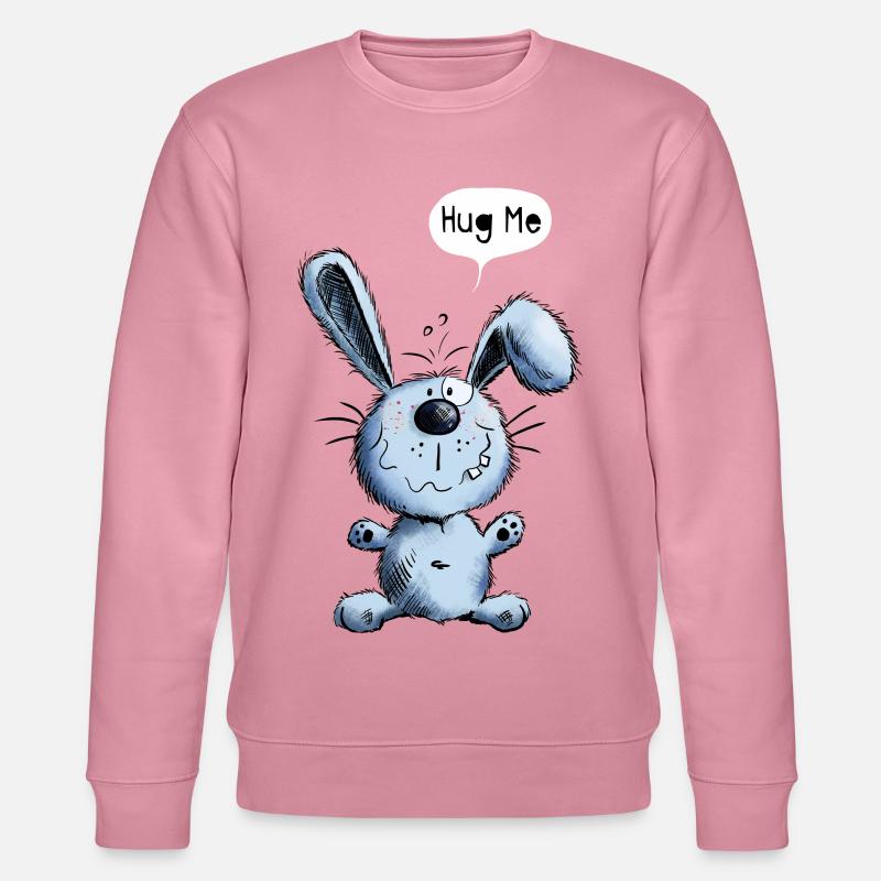 Hug Me Hase - Stanley/Stella Unisex Bio-Sweatshirt CHANGER  - Lila Traum