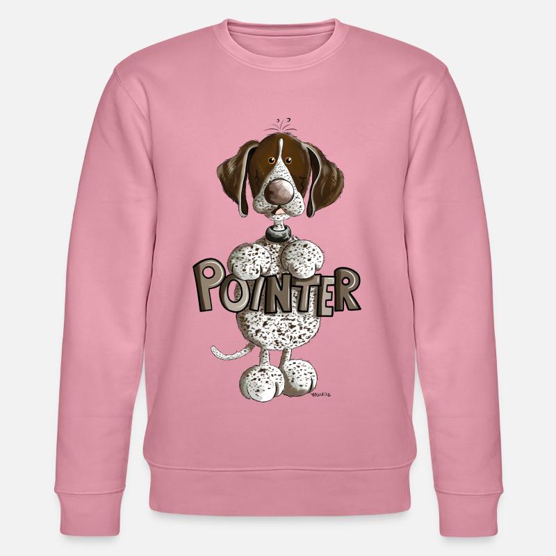 Knuffiger Deutsch Kurzhaar - Stanley/Stella Unisex Bio-Sweatshirt CHANGER  - Lila Traum