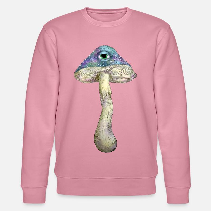 Champignon arc-en-ciel borgne - Sweat bio CHANGER Stanley/Stella Unisexe - lilas onirique