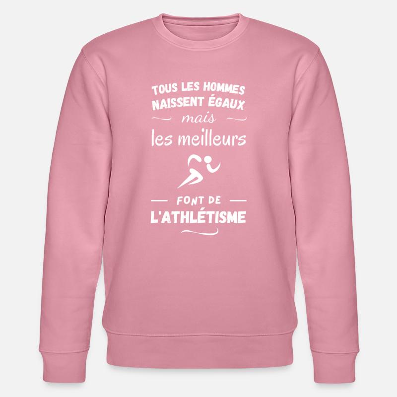 Leichtathletik - Stanley/Stella Unisex Bio-Sweatshirt CHANGER  - Lila Traum