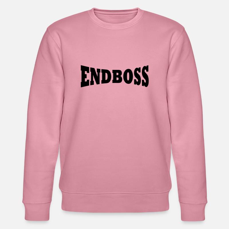 Final boss logo - Stanley/Stella CHANGER Unisex Organic Sweatshirt - lilac dream