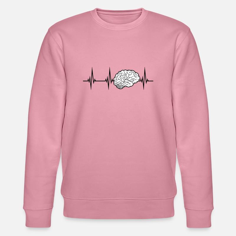 Conception du cerveau ECG - Sweat bio CHANGER Stanley/Stella Unisexe - lilas onirique