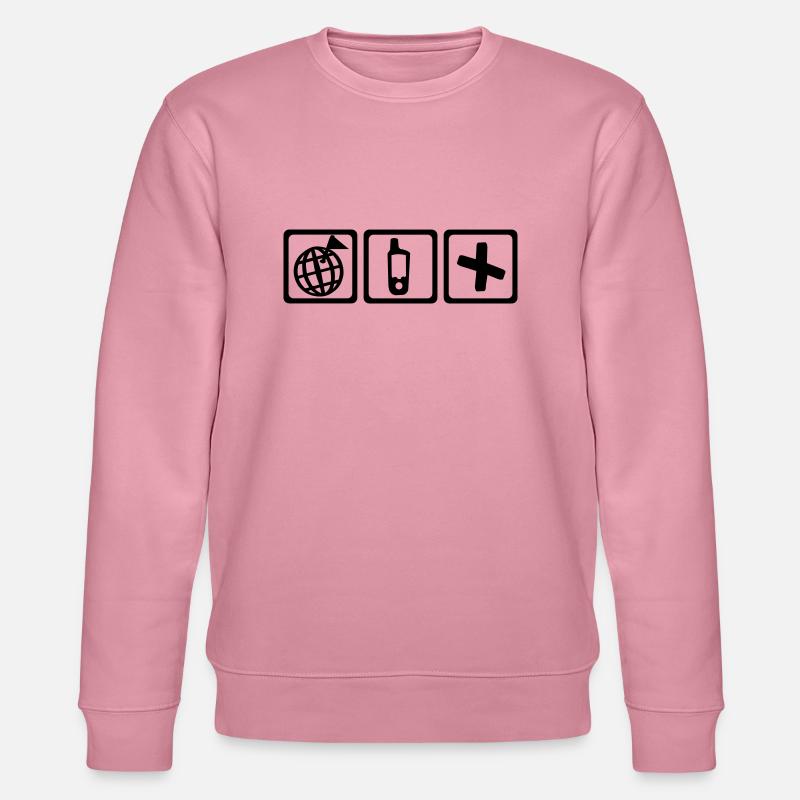 Geocaching - Stanley/Stella Unisex Bio-Sweatshirt CHANGER  - Lila Traum