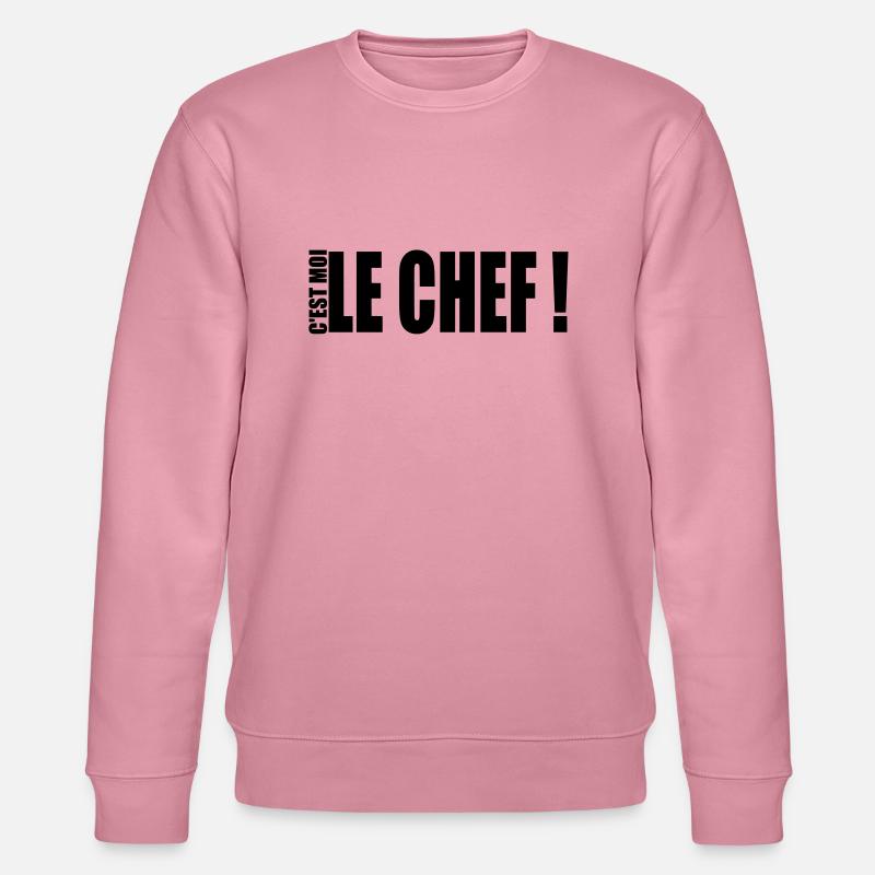 c'est moi le chef ! - Stanley/Stella Unisex Bio-Sweatshirt CHANGER  - Lila Traum