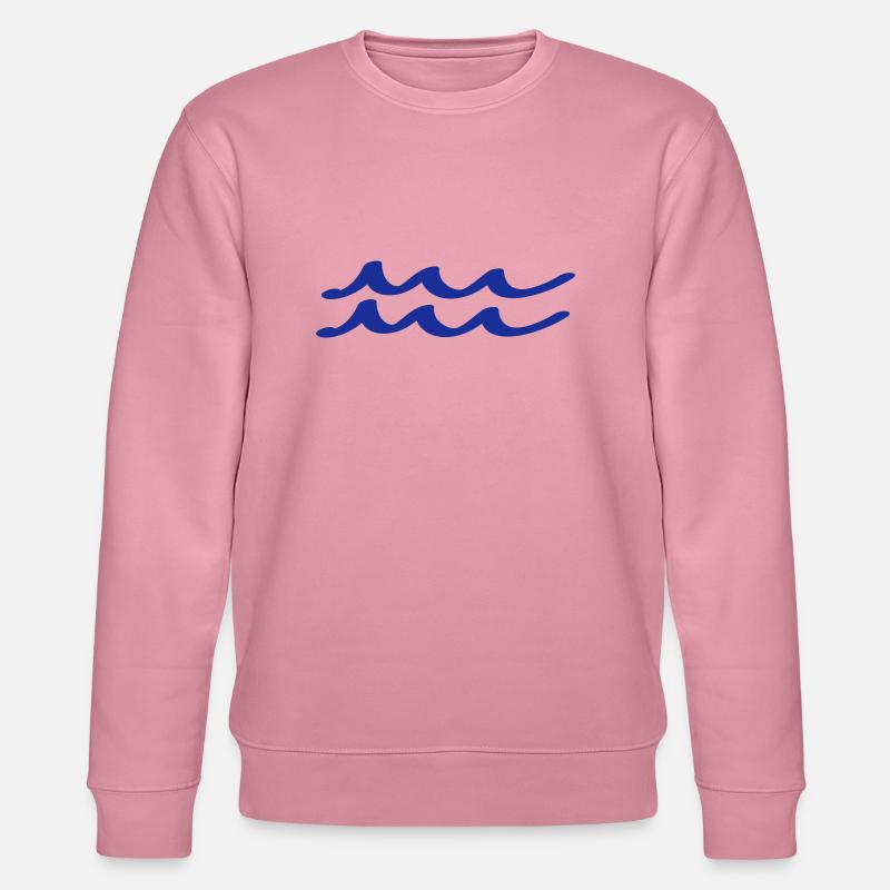 wasser - Stanley/Stella Unisex Bio-Sweatshirt CHANGER  - Lila Traum