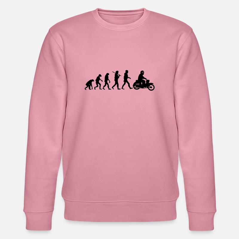 swallow evolution - Stanley/Stella CHANGER Unisex Organic Sweatshirt - lilac dream