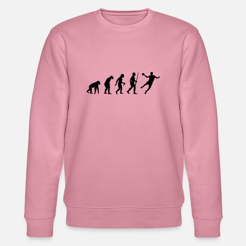 Handballer Evolution - Stanley/Stella Unisex Bio-Sweatshirt CHANGER  - Lila Traum