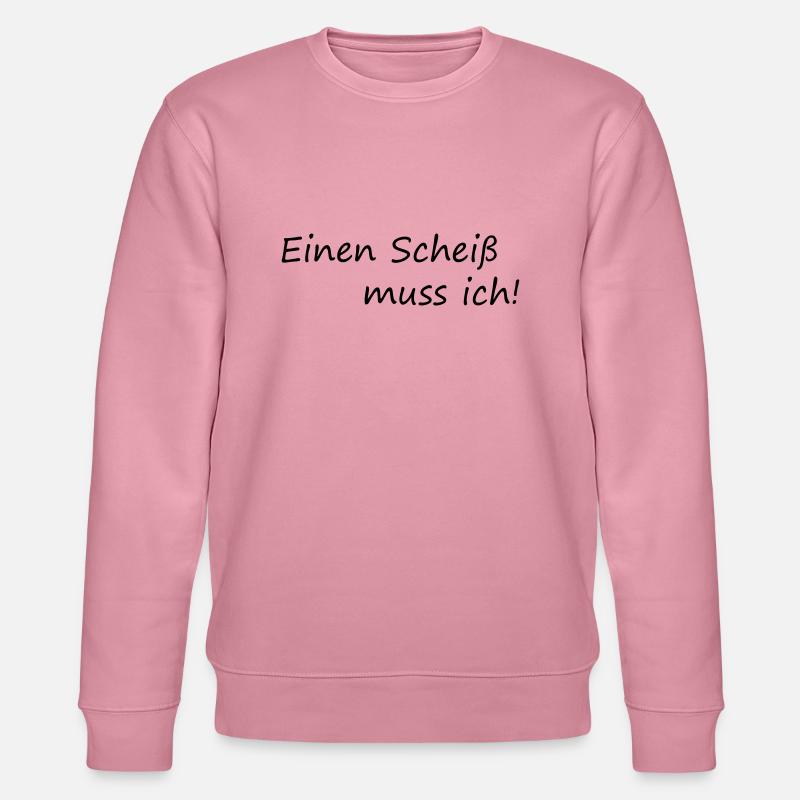 Einen Scheiß muss ich - Stanley/Stella Unisex Bio-Sweatshirt CHANGER  - Lila Traum