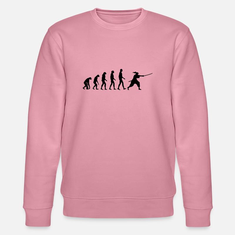 iaido evolution - Stanley/Stella Unisex Bio-Sweatshirt CHANGER  - Lila Traum