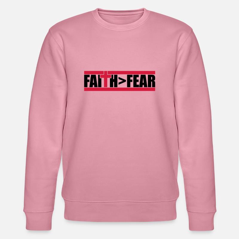 Dieu Faith plus grand - Sweat bio CHANGER Stanley/Stella Unisexe - lilas onirique
