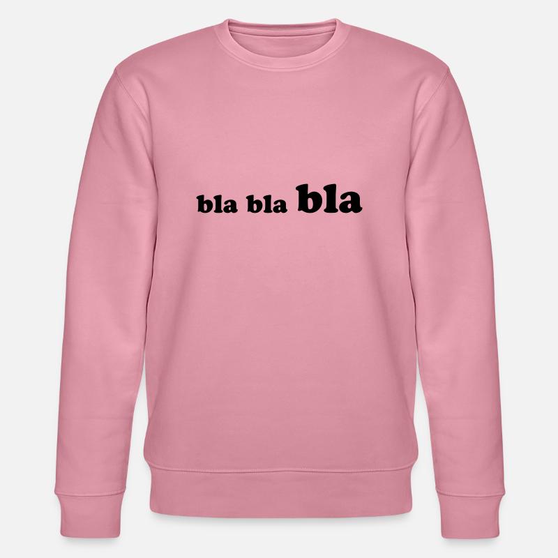 bla_bla_bla - Stanley/Stella Unisex Bio-Sweatshirt CHANGER  - Lila Traum